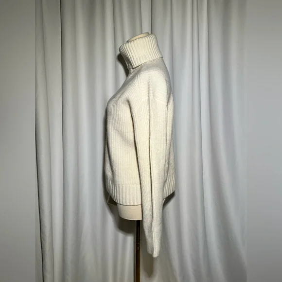 Veronica Beard Ecru Matilda Wool Cashmere Sweater | XS - Picture 7 of 13